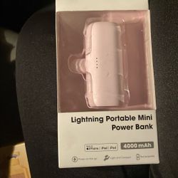 Pink Mini Portable Power Bank