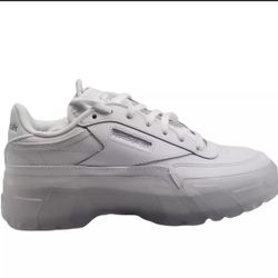 New Reebok Club C Cardi B Triple White GX5098 Unisex Sz 4