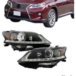 2013-2015 Lexus RX350 driver and passenger headlights