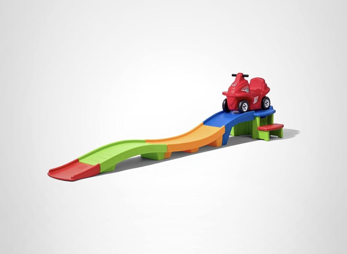 Step2 Up & Down Roller Coaster Toy for Kids, Ride On Push Car, Indoor/Outdoor Playset, Toddlers Ages