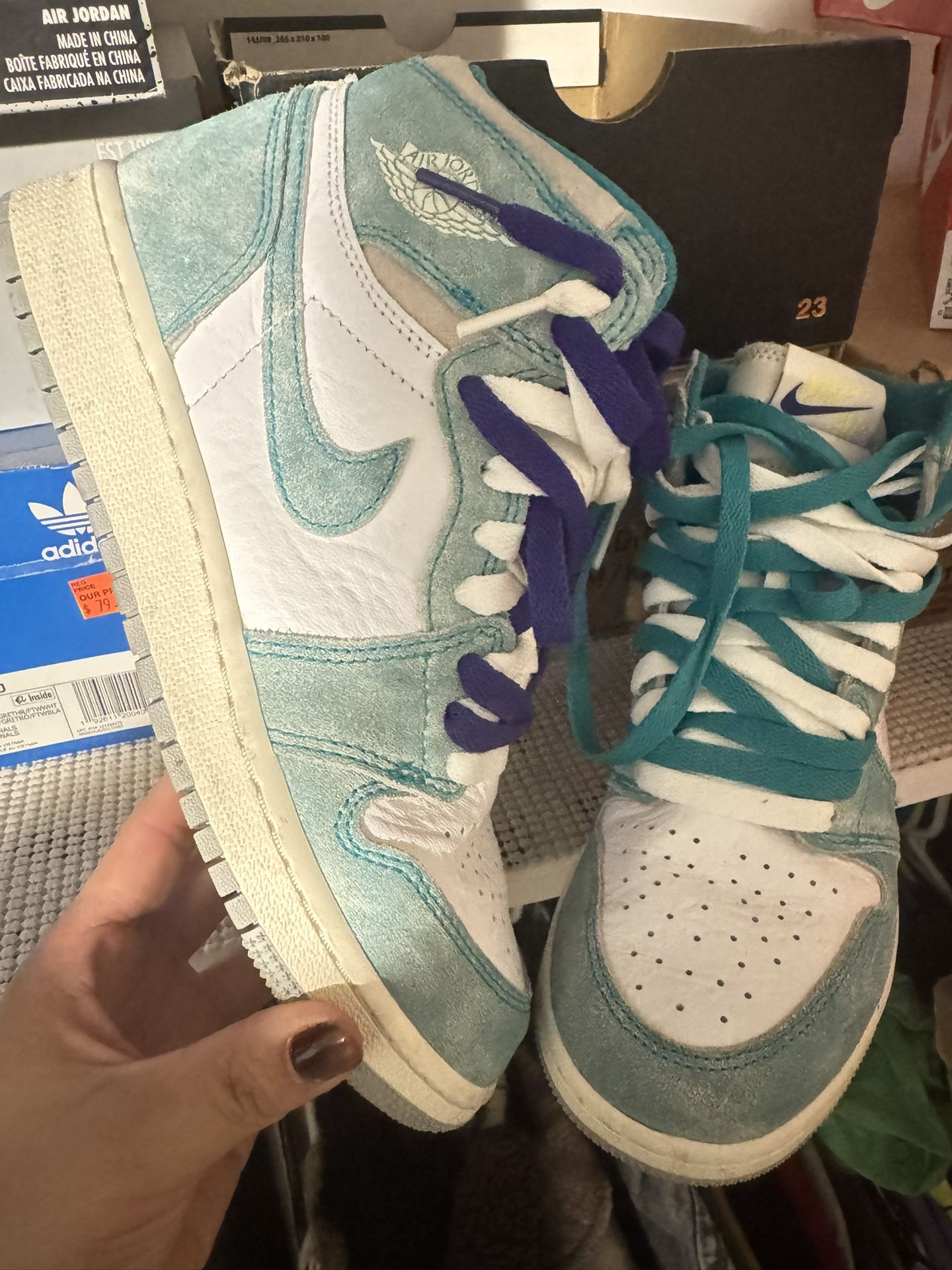 JORDAN RETRO 1 TURBO GREEN 5Y