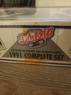 1991 baseball edition upper deck Sealed trading cards