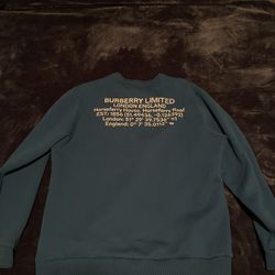 Burberry blue sweater