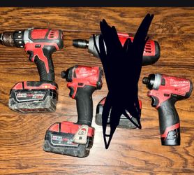 Milwaukee M18 Cordless Drill & Impact Drivers