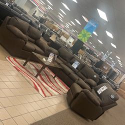 Braden Brown Sofa And Loveseat Only