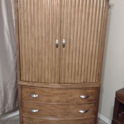 Beautiful Armoire With Matching Nightstand 