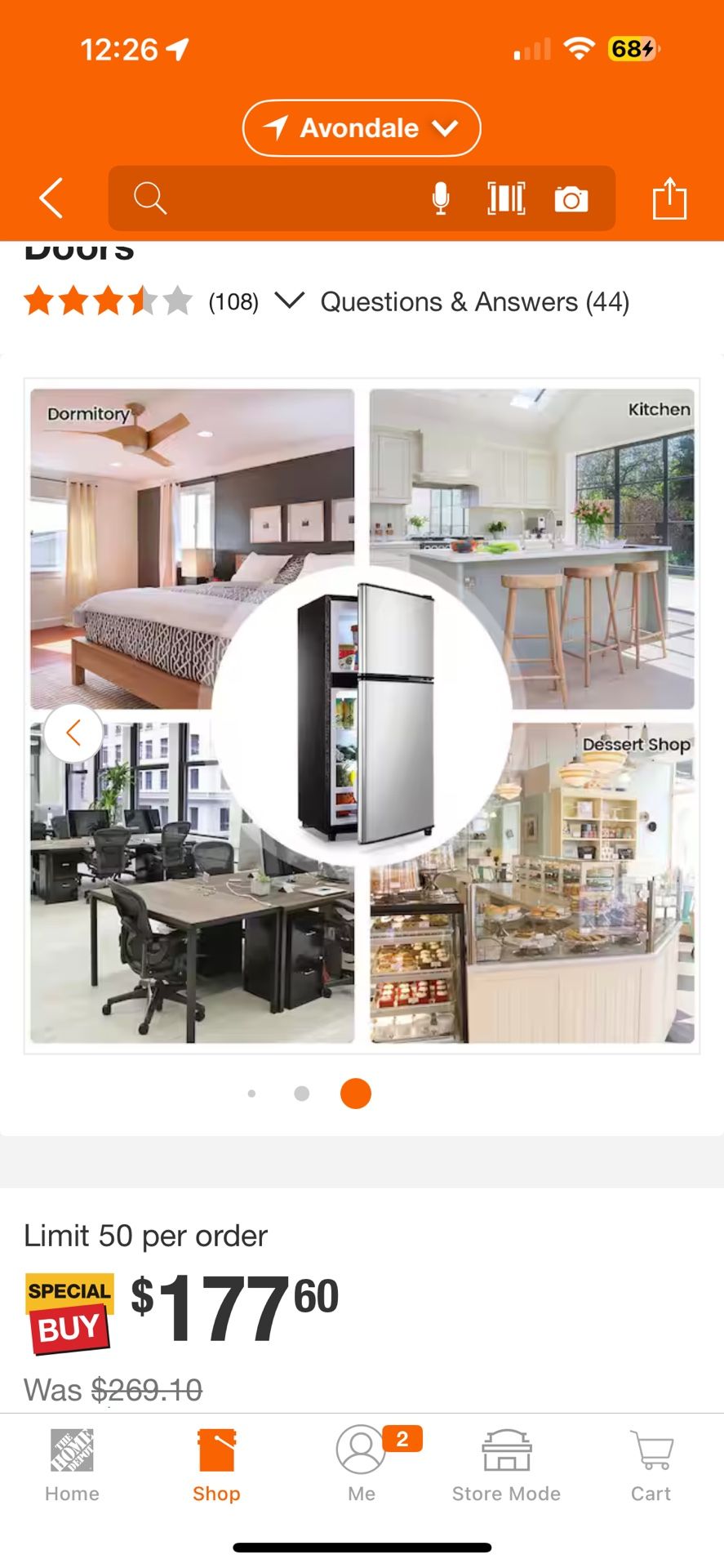 Jeremy Cass 3.5 cu. ft. Compact Refrigerator Mini Fridge in Silver with Freezer and 2-Doors