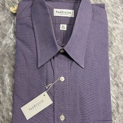 New Van Heusen purple dress shirt