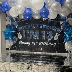 “Official Teenager” Cloth Birthday Banner
