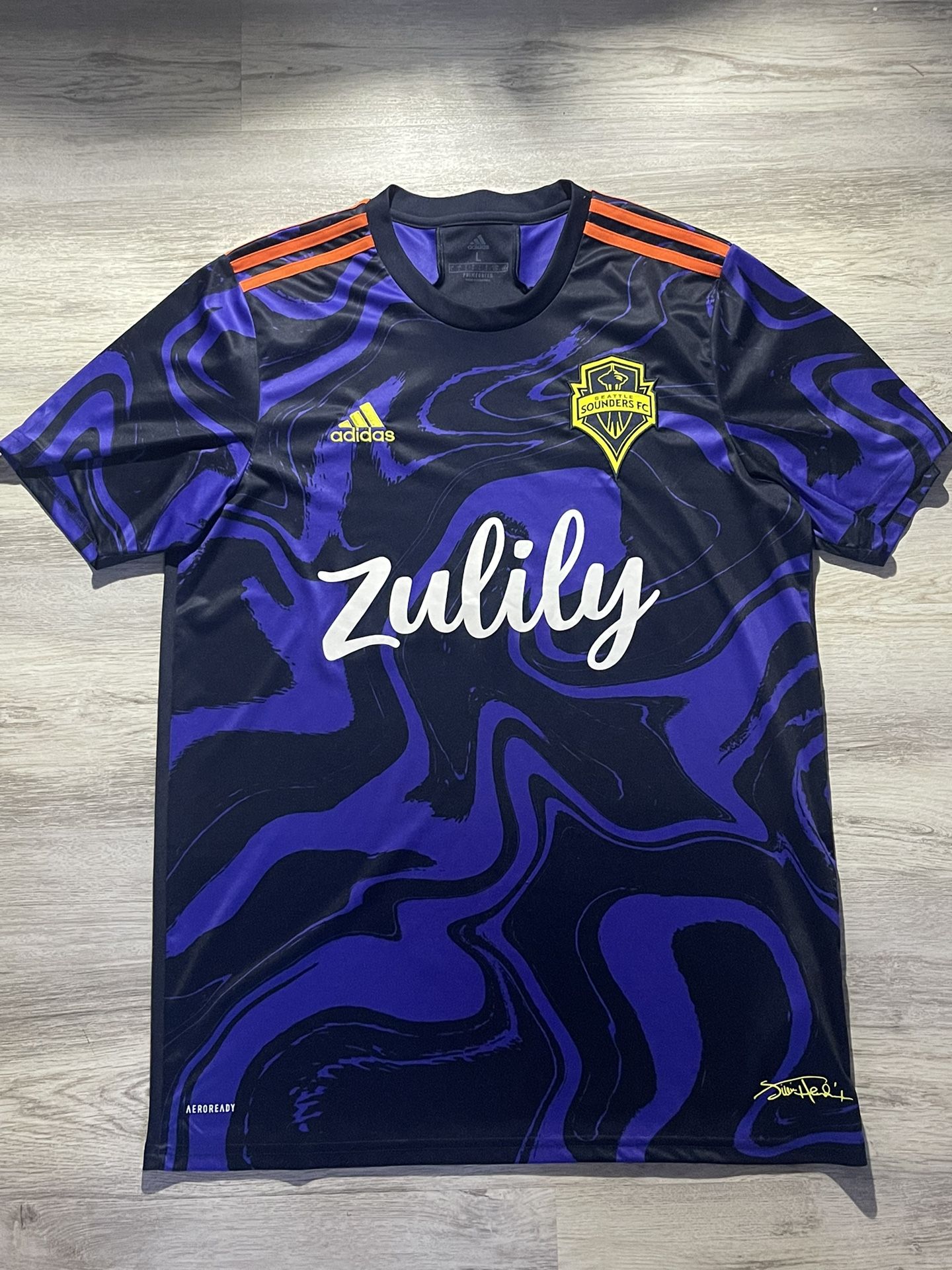 MLS Seattle Sounders Adidas Jimi Hendrix Jersey