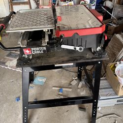 Porter Cable 7inch Wet Tile Saw / DEF portable tile cutter