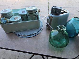 Kitchen Set - Canister Set, Toaster, Bread Box, Etc