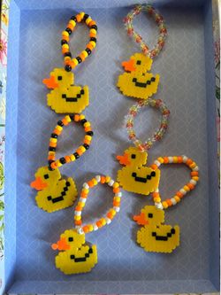 duck perler kandi bracelets festival raves