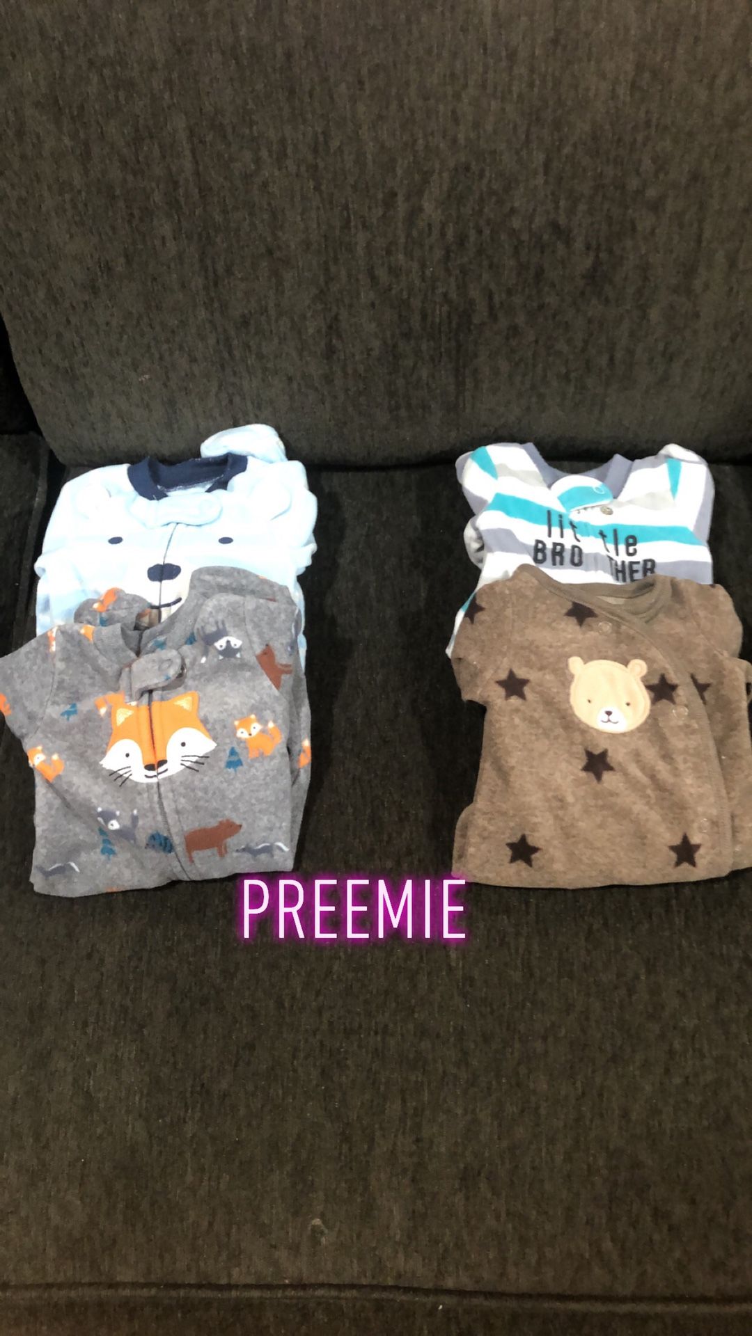 Preemie onesies