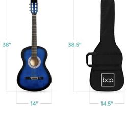 For Sale: Brand New Acoustic Guitar (Blue)