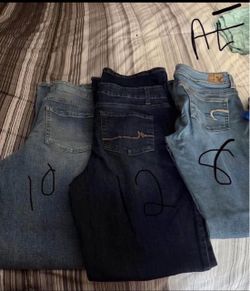Maurice’s and American Eagle jeans