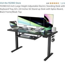 Fezibo Electric Standing Desk 63x24