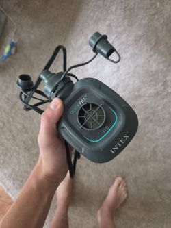 Intex 110 air mattress pump