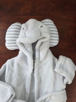Baby Elephant Hooded Bath Robe