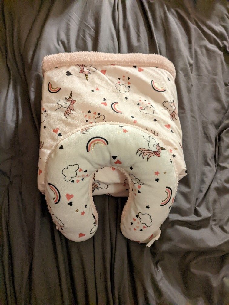 Unicorn Baby Blanket & Neck Pillow