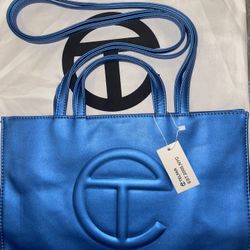 Cobalt Blue Medium Shopping Bag 
