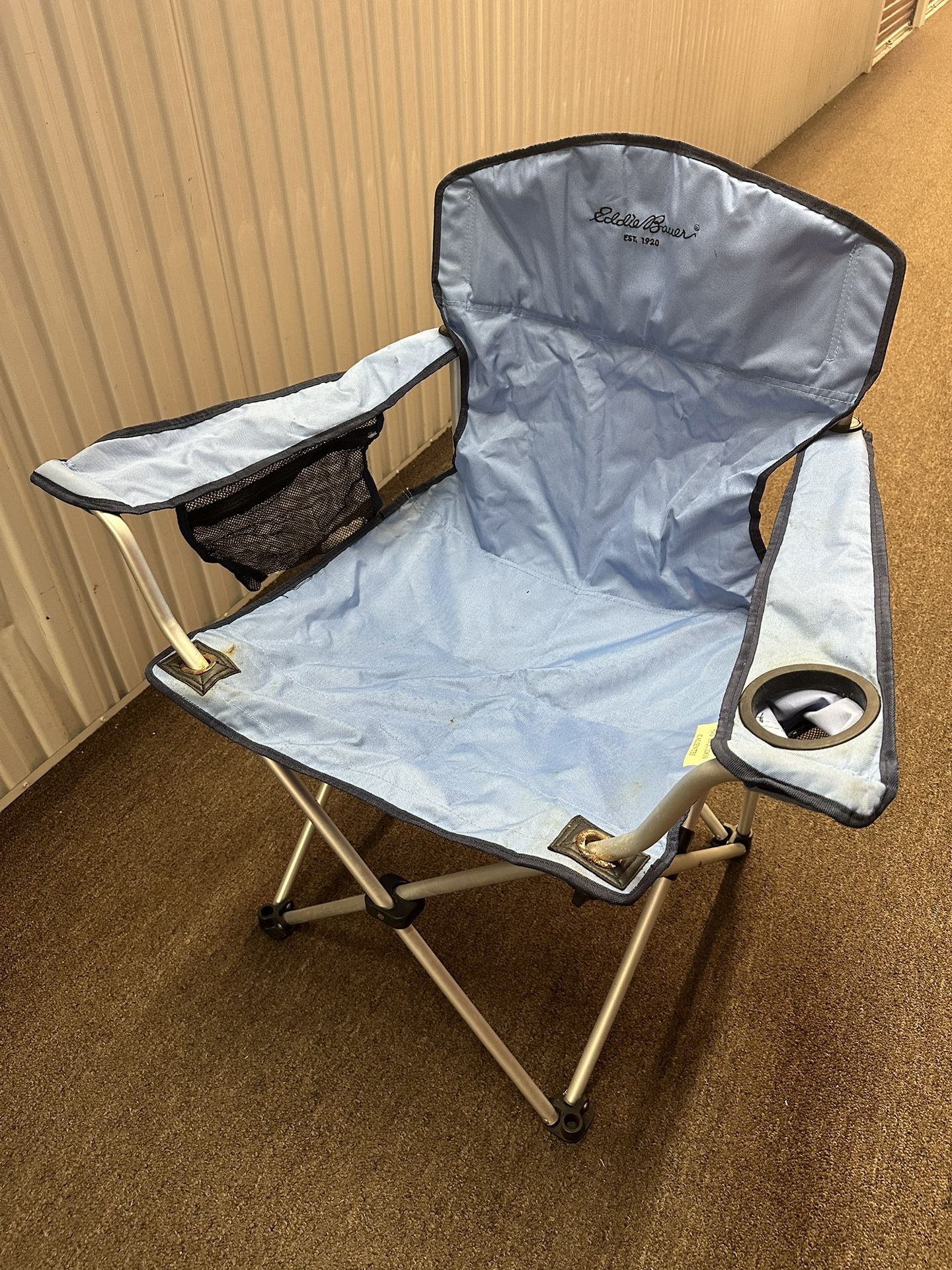 Eddie Bauer Blue Outdoor Folding Chair