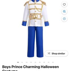 Boys Halloween Costume Prince Charming