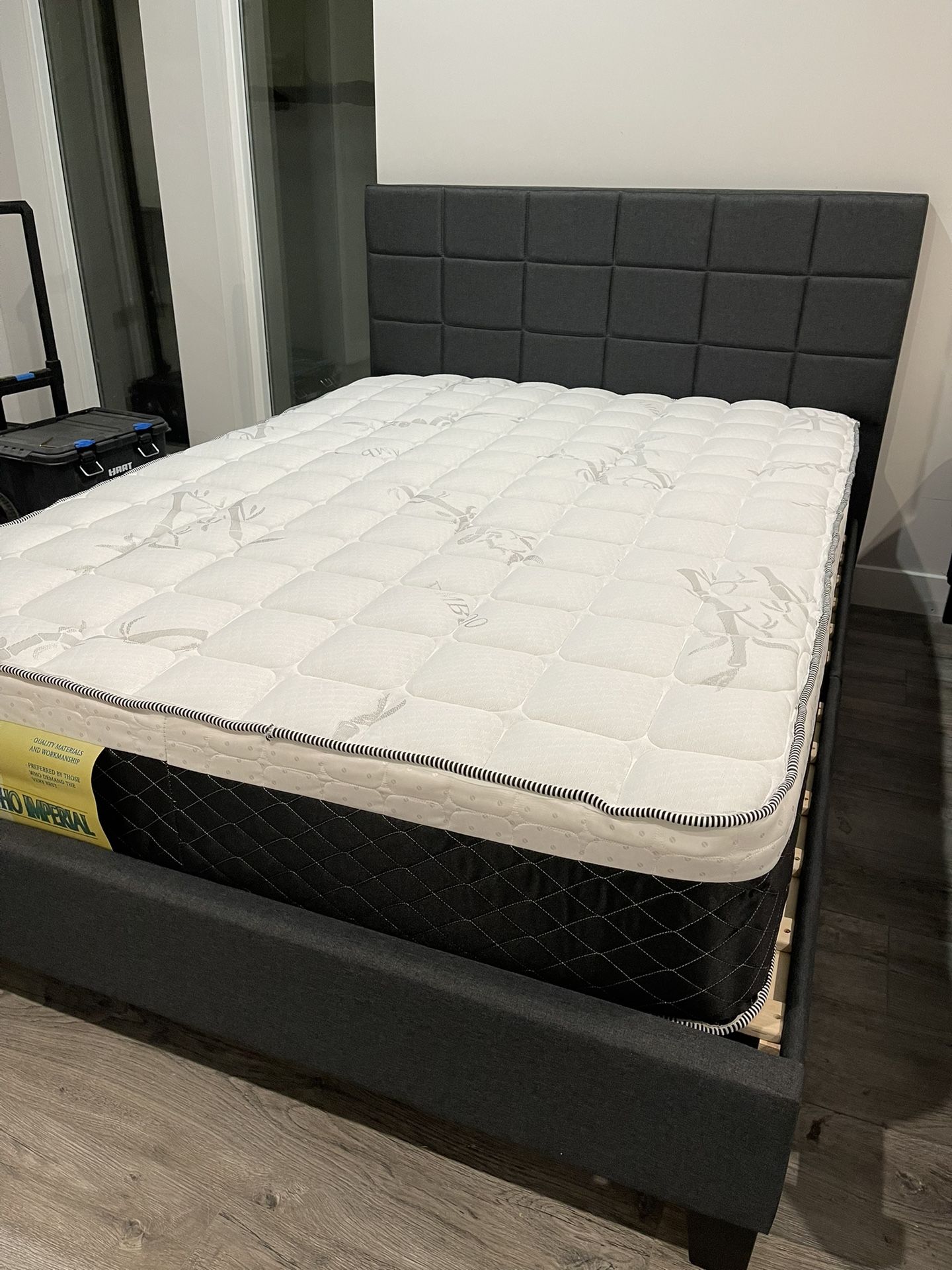 Cama Tamaño Full Con Colchón Incluido