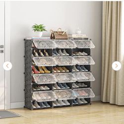  Clear Plastic Shoe Rack 