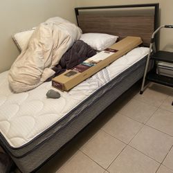 SELLING BED FRAME AND MATRESS