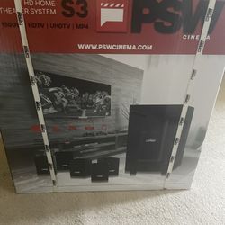PSW S3 Surround Sound Speaker System 