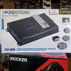 5000 WATT BASS AMPLIFIER BUILT IN EPICENTER