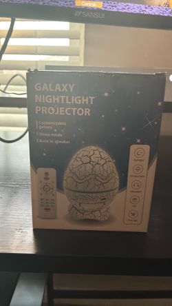 Galaxy nightlight projector with built in speaker