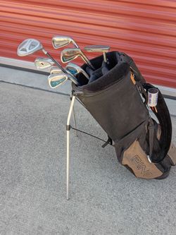 Ping Stand Golf Bag with Mixed Club Set