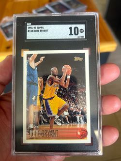 1996-97 Topps Kobe Bryant #138 SGC 10 Gem Mint Rookie