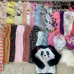 HUGE GIRLS CLOTHING LOT SIZE 4 TO 8