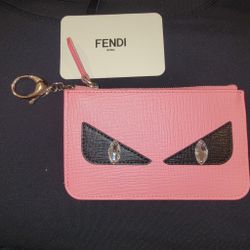 FENDI Monster Vitello Keychain Pouch *NEW*