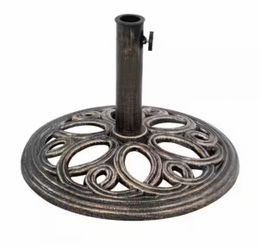 Cast Iron Round Patio Umbrella Base