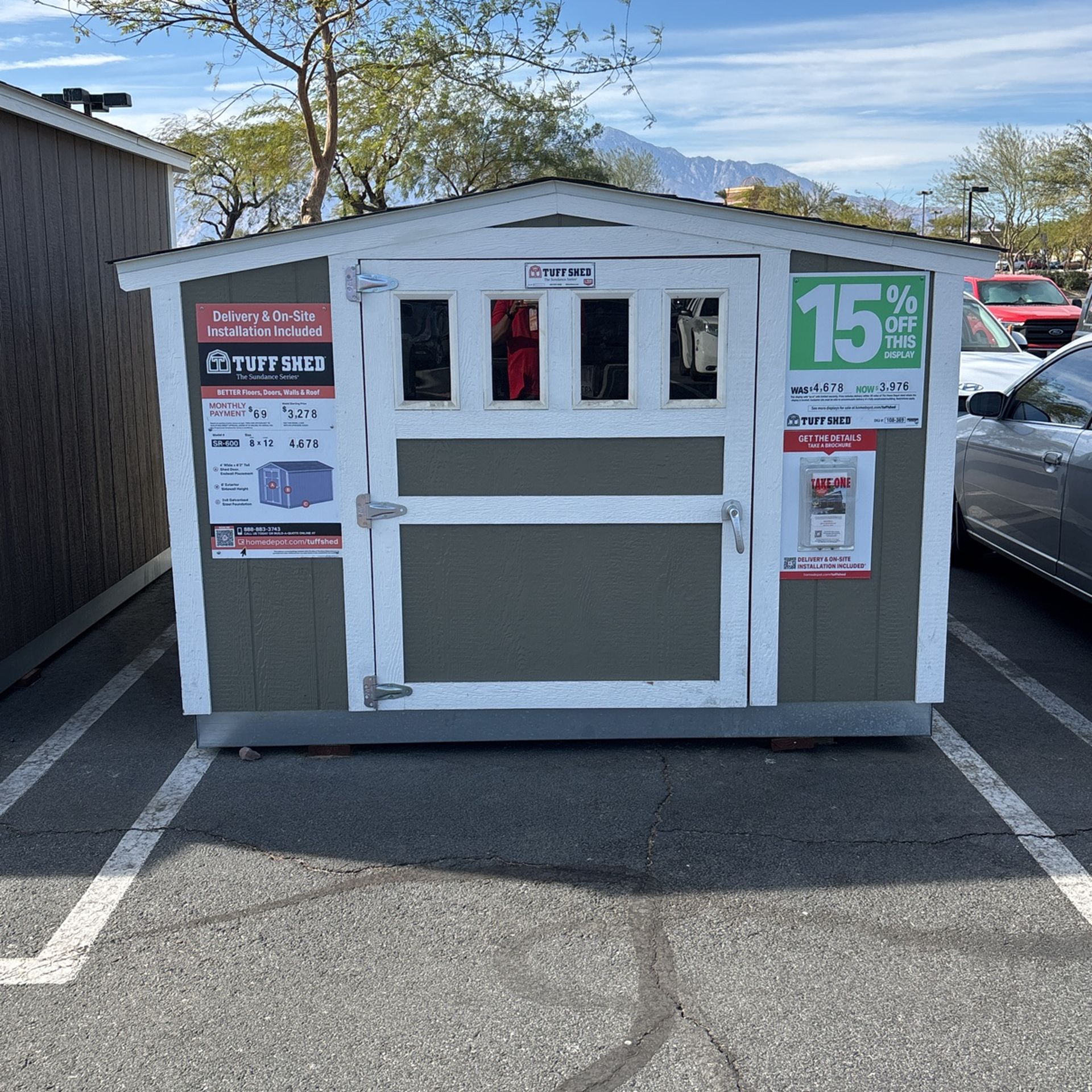 Tuff Shed Sundance SR-600 8x12 Mesa Style Was $4,678 Now $3,976 15% Off Financing Available!
