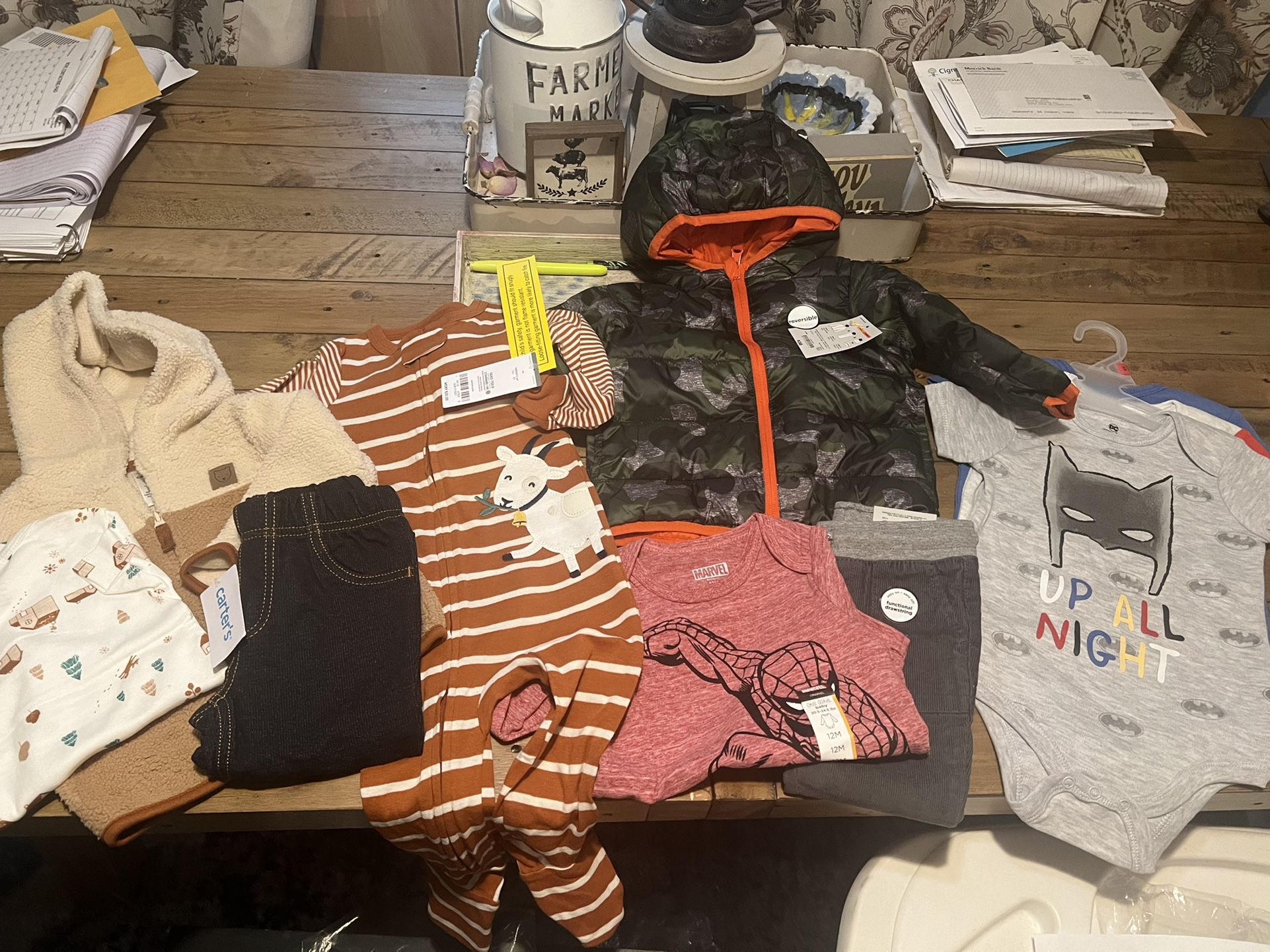 12 Month Baby Boys Fall/winter lot ALL NWT