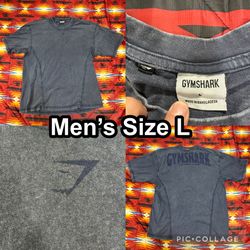 Gymshark Lifting Club Oversized Fit Heritage Washed Blue T-Shirt Men’s Large