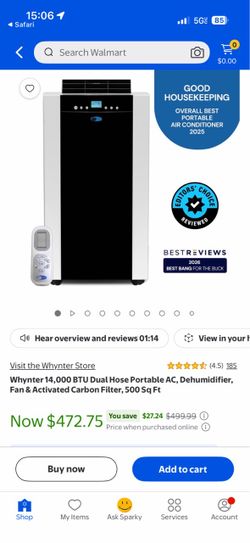 Whynter 14000btu ac