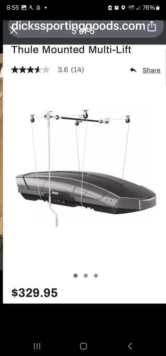 Brand new Thule MultiLift Storage System c88 - Main Image