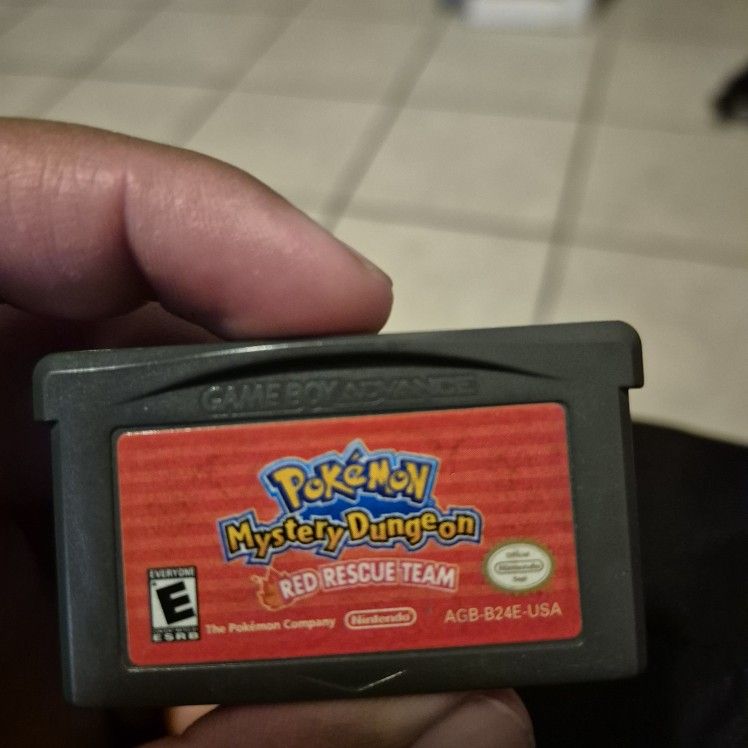 Authentic Pokémon Red Rescue Team