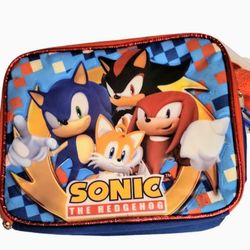 Sonic the hedgehog insulated lunch bag