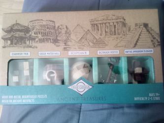 Wood and Metal Brainteaser Puzzles