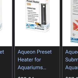 Aqueon 50 W Fishtank Heater