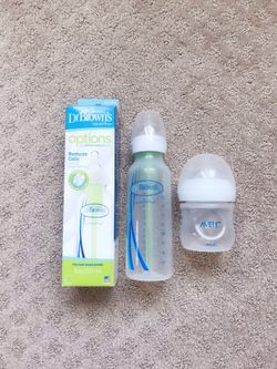 Dr Brown and Philip’s Avent Bottles