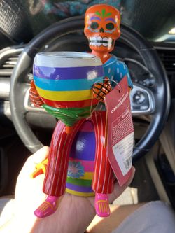 Dia De Los Muertos Tea light Holder Target Day Of The Dead Decor Halloween