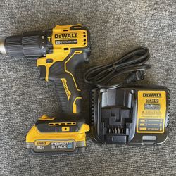 Dewalt Atomic Hammer Drill With Battery And Charger 